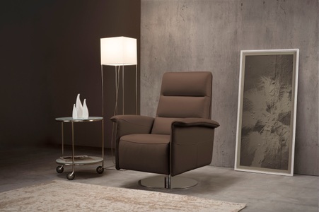 Egoitaliano, Egoitaliano Sessel »Kelly«, drehbar, manuelle Relaxfunktion mit Push-Back-Mechanismus, Egoitaliano Sessel »Kelly Designsessel«, drehbar, manuelle Relaxfunktion mit Push-Back-Mechanismus