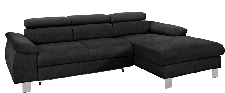 Cotta, COTTA Ecksofa »Komaris«, mit Kopf- bzw. Rückenverstellung, wahlweise mit Bettfunktion, Bettkasten und RGB-LED-Beleuchtung