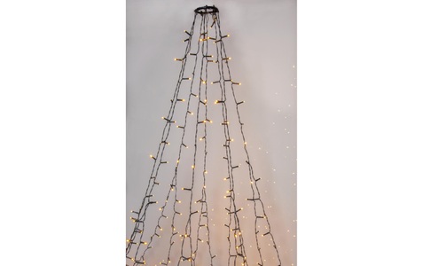 Star Trading, Star Trading - LED-Leuchtgirlande - Schwarz, Parforce Traditional Hunting LED-Lichterkette »LED-Baummantel«, 360 St.-flammig