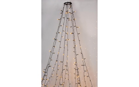 Star Trading, Star Trading - LED-Leuchtgirlande - Schwarz, Parforce Traditional Hunting LED-Lichterkette »LED-Baummantel«, 360 St.-flammig