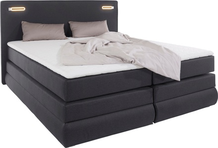 COLLECTION AB Boxspringbett »Ninoni« inkl. Bettkasten, Topper und wahlweise mit LED-Beleuchtung