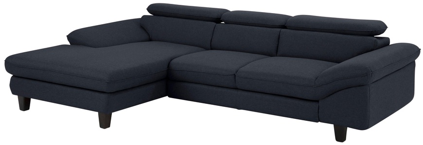 HOME AFFAIRE, Home affaire Ecksofa »Pilot«, wahlweise mit Bettfunktion und Bettkasten, Home affaire Ecksofa »Pilot L-Form«, mit Kopfteilverstellung, optional Bettfunktion und Bettkasten