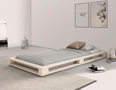 HOME AFFAIRE, Home affaire Palettenbett »Palo«, Aus massiver Kiefer, mit Lattenrost, Home affaire Palettenbett »