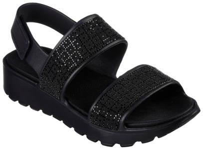Skechers, Skechers Sandale »FOOTSTEPS-«, in funkelnder Optik, Skechers Sandale »FOOTSTEPS-«, Sommerschuh, Sandalette, Klettschuh, in funkelnder Optik