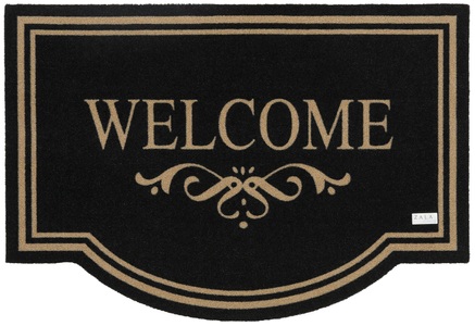 Hanse Home, Fussmatte »Welcome«, Hanse Home, stufenförmig, Höhe 6 mm, maschinell getuftet, 