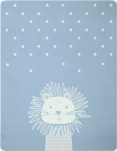 biederlack, Biederlack Babydecke Leo, BIEDERLACK Babydecke »Leo«, mit süssem Löwen, Kuscheldecke