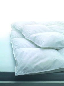 Billerbeck, billerbeck - Duvet LUZERN - Baumwolle - weiss - 240/240 cm, billerbeck Einziehdecke »Luzern 90«, warm, Füllung 90% neue, reine, europäische, grossflockige Gänsedaunen, weiss, 10% Federchen, VSB-Norm, Bezug 100% Baumwolle, Batiste supérieure mit SanProCare-Veredelung, Öko-Tex Standard 100, (1 St.)
