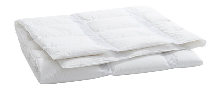 Billerbeck, Daunen-Duvet, Billerbeck, »Klima Balance Superlight«, billerbeck EDITION Einziehdecke »Klima Balance Superlight«, extraleicht, Füllung 90% neue, reine Gänsedaunen, weiss, 10% Federchen, Bezug 100% Baumwolle, (1 St.)