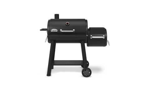 BROIL KING, Broil King - Smoker BK OFFSET 500 - EdelstahlEdelstahl/Gusseisen - schwarz - 164/66/130 cm, Broil King Bk Smoke Offset 500 Grill