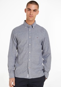 Tommy Hilfiger, Hemd, Langarm Herren Marine XXL, Tommy Hilfiger Langarmhemd »LA-Hemd Flex 1985 Oxford«