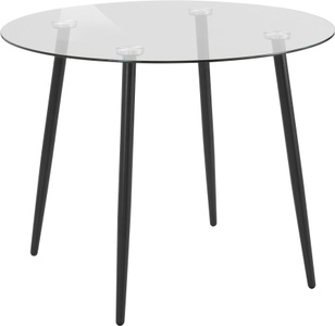 MY HOME, my home Glastisch »Danny«, runder Esstisch mit einem Ø von 100 cm, INOSIGN Glastisch »Danny, TOPSELLER!«, (Esstisch, Glastisch, OTTOs Choice), runder Esstisch mit einem Ø von 100 cm