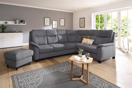 HOME AFFAIRE, Home affaire Ecksofa »Bocca«, mit Federkern, incl. Kopfteilverstellung, wahlweise Bettfunktion