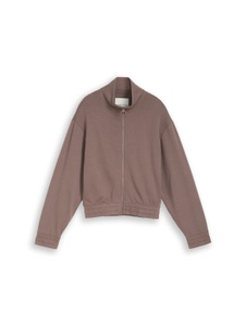 TOM TAILOR Sweatjacke mit Stehkragen