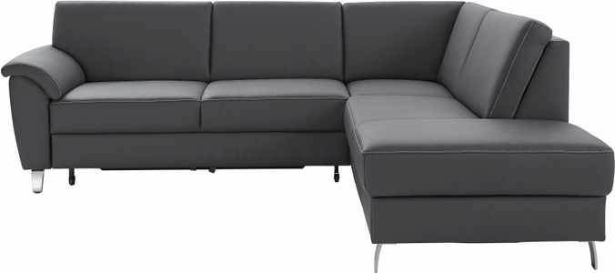 SIT&MORE, sit&more Ecksofa, sit&more Ecksofa »Texel L-Form«, mit Federkern, wahlweise mit Bettfunktion und Bettkasten
