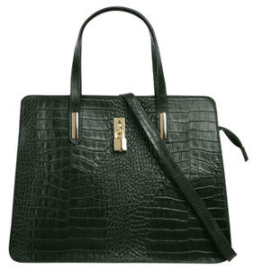 CLUTY, Cluty Henkeltasche, (1 tlg.), echt Leder, Made in Italy, Cluty Henkeltasche, echt Leder, Made in Italy