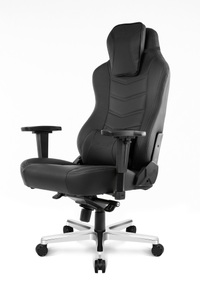 AKRacing, Gaming-Stuhl AKRACING Office Deluxe, AKRacing Gaming-Stuhl »Office Onyx Deluxe«, Kunstleder-Echtleder, ergonomisch, höhenverstellbar Schreibtischstuhl
