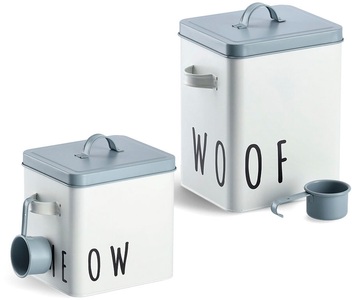 Zeller Present Vorratsdose »Woof« 2 Stk. tlg. für Hundefutter
