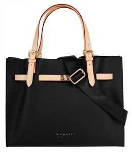 Bugatti, bugatti Henkeltasche »ELLA«, Ella - Schultertasche Gross in Schwarz