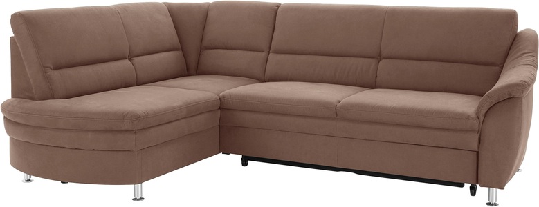 SIT&MORE, sit&more Ecksofa, sit&more Ecksofa »Cardoso L-Form«, mit Federkern, wahlweise mit Bettfunktion und Schubkasten