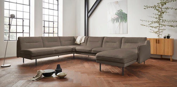 ANDAS, andas Wohnlandschaft »Nordfyn«, edles Design in 3 Bezugsqualitäten, Design by Morten Georgsen, andas Wohnlandschaft »Nordfyn U-Form«, edles Design in 3 Bezugsqualitäten, Design by Morten Georgsen