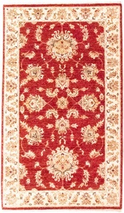 MorgenLand, morgenland Wollteppich »Ziegler Teppich handgeknüpft rot«, rechteckig, 6 mm Höhe, morgenland Wollteppich »Ziegler Teppich handgeknüpft rot«, rechteckig, 6 mm Höhe