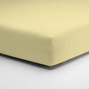 Schlafgut, Jersey Edel-Elasthan Fixleintuch, Schlafgut, Schlafgut Fixleintuch kamille 180-200x200-220 cm