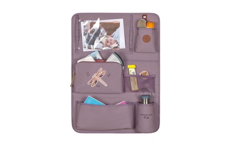Lässig, Lässig Autorücksitz-Organizer ADVENTURE - DRAGONFLY in braun, LÄSSIG Kinderrucksack »Libelle«