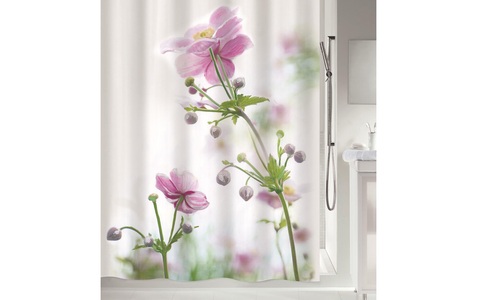 Spirella, SPIRELLA Duschvorhang TEXTIL, spirella Duschvorhang »Anemone 180x200 cm«