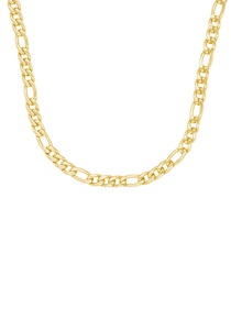 FIRETTI, Firetti Edelstahlkette »Figaropanzerkettengliederung, 4,2 mm breit«, Made in Germany, Firetti Edelstahlkette »Schmuck Geschenk Figaropanzerkettengliederung, 4,2 mm breit«, Made in Germany