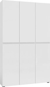 INOSIGN, INOSIGN Schuhschrank »Mister«, Breite 120 cm, Höhe 200 cm, 6 Türen, INOSIGN Schuhschrank »MISTER Schuhkommode, Schuhmöbel, Schuhregal, Hochglanz lackiert« Breite 120 cm, Höhe 200 cm, 6 Türen, 24 Fächer, ca.58 paar Schuhe