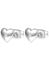 brosway, Ohrstecker Damen Silber ONE SIZE, Brosway Paar Ohrstecker »CHAKRA, BHKE039, BHKE040«, mit Kristallglas