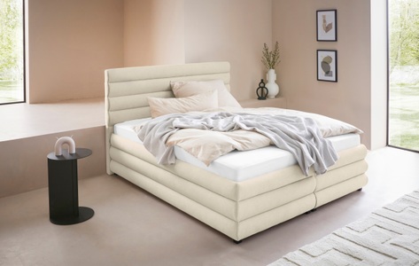 LeGer Home by Lena Gercke, LeGer Home by Lena Gercke Polsterbett »Maylis«, wahlweise mit und ohne Matratze und Lattenrost, incl. Bettkasten, 3 Matratzenarten bis zu 3 Härtegrade, auch in 200cm Breite, LeGer Home by Lena Gercke Polsterbett »Maylis«, wahlweise mit und ohne Matratze und Lattenrost, auch in 200cm Breite