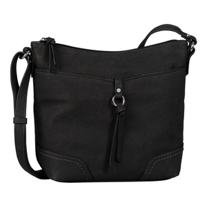 Tom Tailor, Tom Tailor Damen Crossbody Bag ONE Size, TOM TAILOR Umhängetasche »Imeri«, weiches Lederimitat mit 2-tone-Effekt, Ziernähten und Dekoanhänger