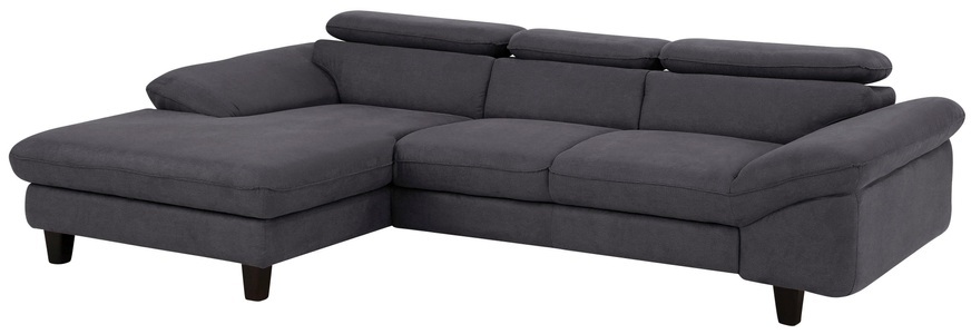 HOME AFFAIRE, Home affaire Ecksofa »Pilot«, wahlweise mit Bettfunktion und Bettkasten, Home affaire Ecksofa »Pilot L-Form«, mit Kopfteilverstellung, optional Bettfunktion und Bettkasten