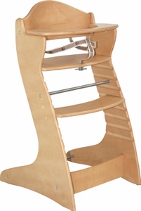 Roba, Roba Hochstuhl aus Holz, »Treppenhochstuhl Chair up, natur«, roba® Hochstuhl »Treppenhochstuhl Chair up, natur« () aus Holz
