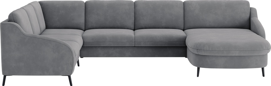 sit&more Wohnlandschaft »Soul U-Form«, wahlweise mit Bettfunktion und Bettkasten oder Schubkasten