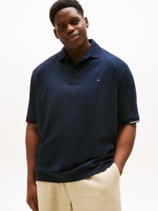 Tommy Hilfiger Big & Tall Poloshirt »BT-INTERLOCK FLAGCUFF SLIM FIT-B«, Grosse Grössen