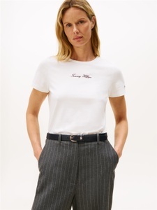 Tommy Hilfiger Kurzarmshirt »CLASSIC SCRIPT REG SS TEE«