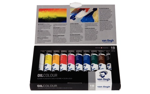 undefined, Ölfarbe »Basic-Set, 20 ml, Mehrfarbig«, Van Gogh Ölfarbe Basic-Set, 20 ml, Mehrfarbig