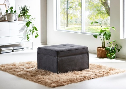 ATLANTIC HOME COLLECTION, ATLANTIC home collection Schlafhocker, ATLANTIC home collection Schlafsofa Finn, wandelbar zum Loungesessel, Relaxliege und Gästebett, inkl. Kissen