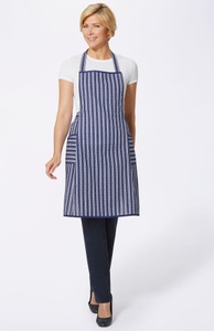 CLASSIC BASICS, Classic Basics Latzschürze mit Druckknöpfen, Classic Basics Kochschürze