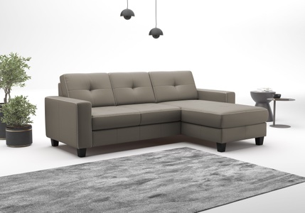 PLACES OF STYLE Ecksofa »Varese« wahlweise mit Bettfunktion und Bettkasten