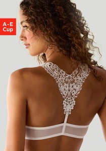 LASCANA Push-up-BH, mit hübschem Stickereimotiv im Rücken, sexy Dessous