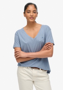 Superdry T-Shirt »STUDIOS SLUB EMB VEE TEE«