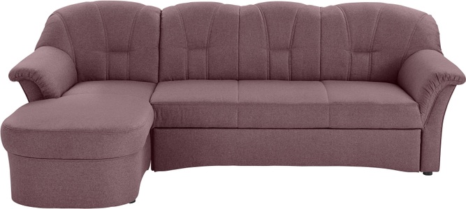 DOMO collection, DOMO collection Ecksofa, DOMO collection Ecksofa Papenburg L-Form, in grosser Farbvielfalt, wahlweise mit Bettfunktion