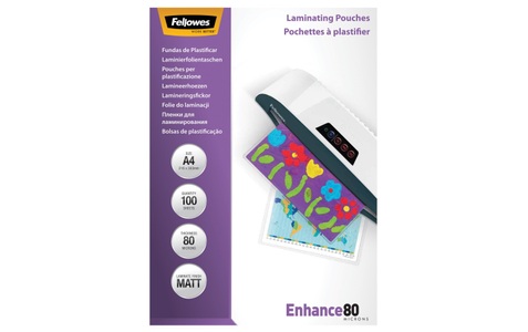 Fellowes, Fellowes Laminating Pouches A4 100Pcs - Blatt (Weiss), FELLOWES Schutzfolie »Laminierfolie«