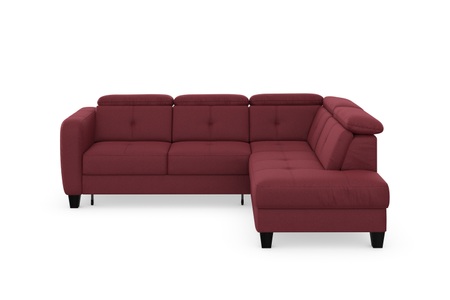 sit&more Ecksofa »Bellucci«, inklusive Kopfteilverstellung und Federkern, wahlweise mit Bettfunktion und Bettkasten