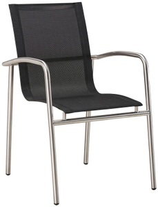 BEST, BEST Sessel »Khartum«, Aluminium, stapelbar, Best Gartensessel »Khartum«, (1 St.), Aluminium, stapelbar