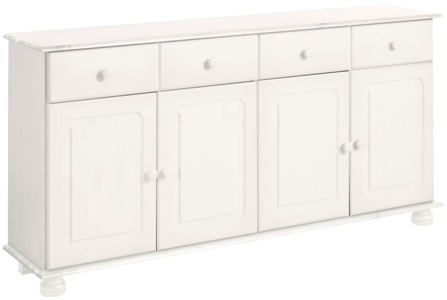 HOME AFFAIRE, Home affaire Sideboard »Mette«, aus schönem massivem Kiefernholz, in weiteren Farbvarianten, Breite 156 cm, Home affaire Sideboard »Mette«, Kommode aus massivem Kiefernholz, Breite 156 cm