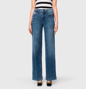MAC Jerseyhose »Shirt-Hose Palazzo Cropped«